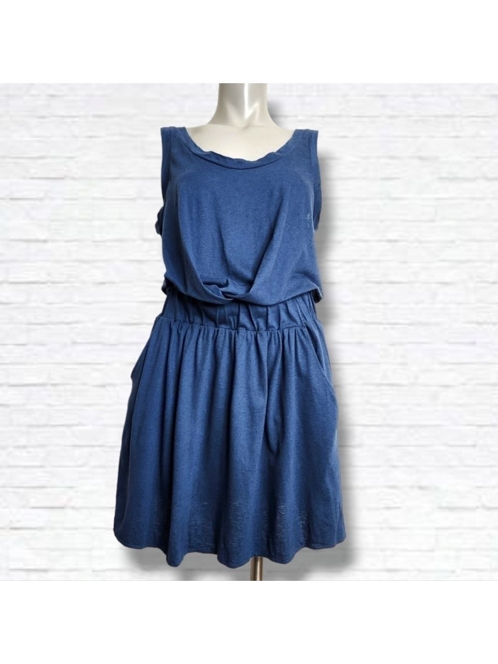NEW! Lacoste Navy Blue Tank Slouchy Tennis Mini Dress Size XS NWT